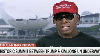 Dennis Rodman Cries as He Talks About Trump’s Meeting With Kim Jong Un: ‘It’s Amazing’ (Video)