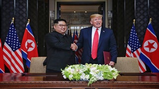 Trump Says He ‘Fell in Love’ With Kim Jong-un: ‘He Wrote Me Beautiful Letters’ (Video)