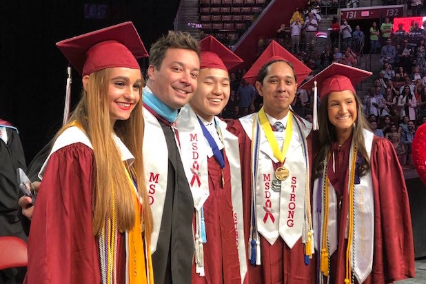 Jimmy Fallon Marjory Stoneman Douglas High School