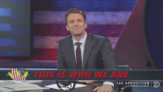 Jordan Klepper Kinda Drops Fake Right Winger Act in Response to Trump Immigration Policy (Video)