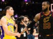 LeBron James Lonzo Ball Lakers