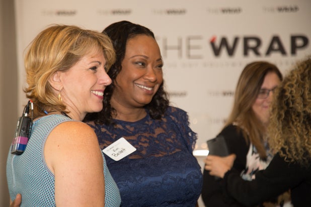Sharon Waxman and Kim Bassett, Power Women Breakfast Sharon Waxman and Kim Bassett, Power Women Breakfast