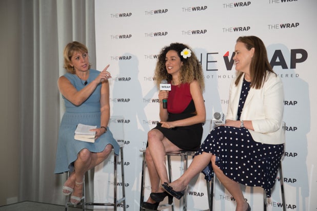Sharon Waxman, Masih Alinejad, Michele Flournoy, Photographed by E. Brady Robinson for TheWrap Sharon Waxman, Masih Alinejad, Michele Flournoy, Photographed by E. Brady Robinson for TheWrap