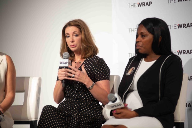 Shannon Watts and Shenee Johnson, Power Women Breakfast NY Shannon Watts and Shenee Johnson, Power Women Breakfast NY