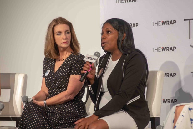 Shannon Watts and Shenee Johnson, Power Women Breakfast NY Shannon Watts and Shenee Johnson, Power Women Breakfast NY