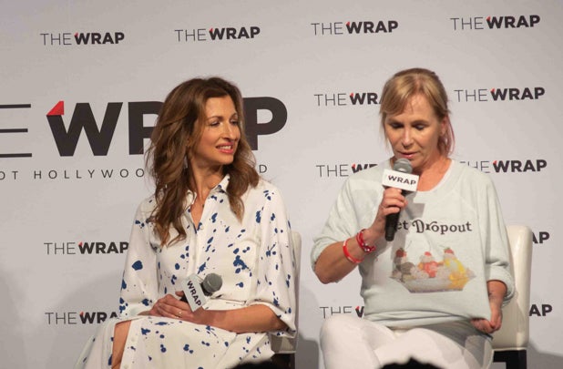 Alysia Reiner and Marti Noxon, Power Women Breakfast NY Alysia Reiner and Marti Noxon, Power Women Breakfast NY