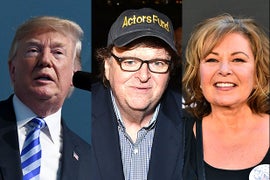 Michael Moore: Roseanne Is ‘Totally Nuts,’ But Trump’s an ‘Evil Genius’
