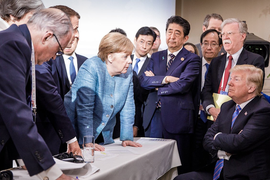 Trump and Angela Merkel’s Stare-Down: Photo From G-7 Sets Internet on Fire