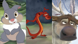 A Timeline of Disney’s Animated Animal Sidekicks, From Mushu to Sven (Photos)