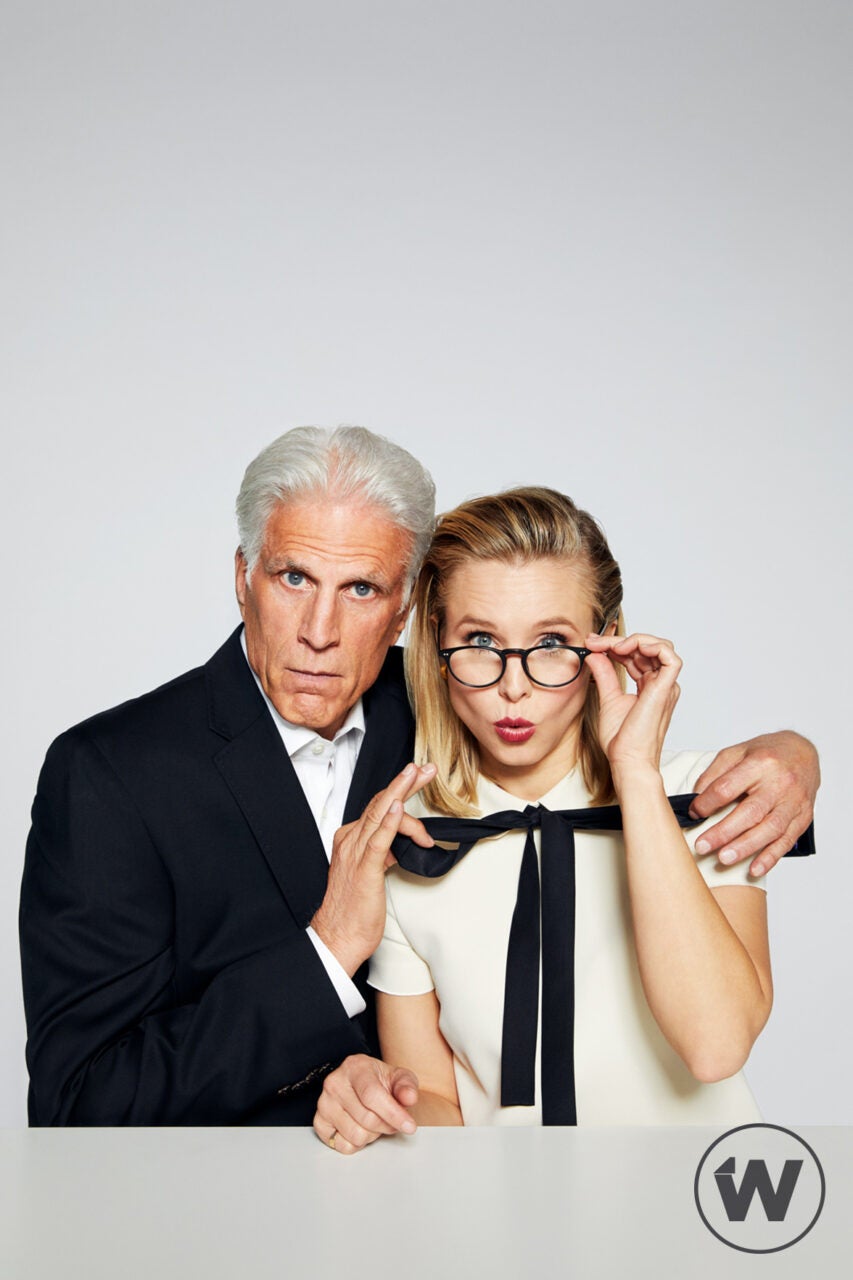 Ted Danson and Kristen Bell, The Good Place Ted Danson and Kristen Bell, The Good Place