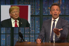 Seth Meyers Wants Trump to Get a Therapist Instead of Crying at Rallies All the Time (Video)