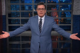 Colbert Rips Melania’s Jacket Choice: ‘This Is One Message She Did Not Steal From Michelle Obama’ (Video)