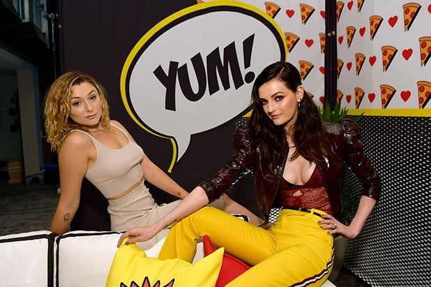 Anastasia Baranova and Lydia Hearst Anastasia Baranova and Lydia Hearst