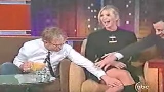 That Time Andy Dick Creepily Rubbed Ivanka Trump’s Leg (Video)
