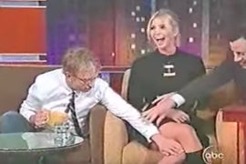 That Time Andy Dick Creepily Rubbed Ivanka Trump’s Leg (Video)