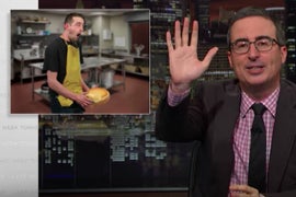 John Oliver Shares ‘Last Week Tonight’ Season 5’s Unused Graphics, Like These Condoms for Dogs (Video)