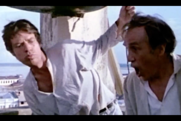 Mick Jagger Jason Robards Fitzcarraldo Mick Jagger Jason Robards Fitzcarraldo