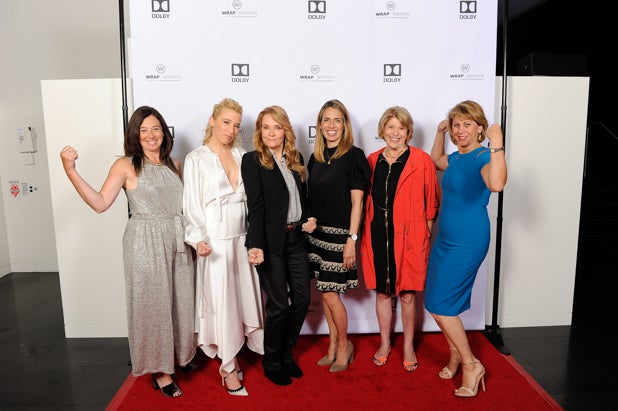 Jennifer Bowcock, Madelyn Deutch, Lea Thompson, guests and Sharon Waxman at Power Women Breakfast San Francisco, Photographed by Genevieve Shiffrar for TheWrap