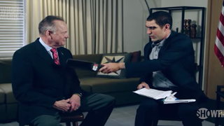Sacha Baron Cohen Uses a ‘Pedophile Detector’ on Roy Moore – And ‘Faulty’ Device Goes Off (Video)