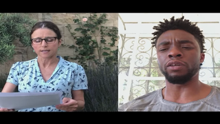 Maggie Gyllenhaal, Chadwick Boseman, Ryan Reynolds Share Story of Separated Family (Video)