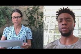 Maggie Gyllenhaal, Chadwick Boseman, Ryan Reynolds Share Story of Separated Family (Video)