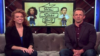 Michelle Wolf and Seth Meyers Complain About the World Cup and Each Other (Video)