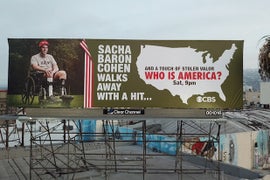 LA Street Artist Sabo Explains Why He Trolled Sacha Baron Cohen With Hijacked Billboard (Exclusive)