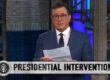 stephen colbert late show donald trump intervention helsinki vladimir putin