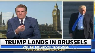 ‘Late Show’ Newsman Can’t Tell the Difference Between the ‘Trump Baby’ Balloon and Trump Himself (Video)