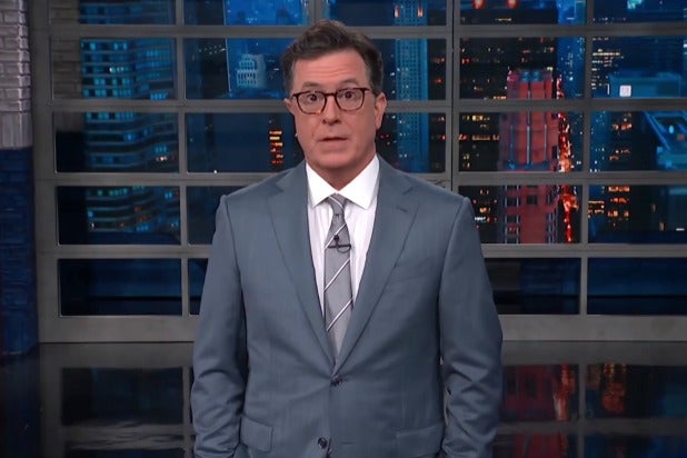 the late show with stephen colbert shaken to my core donald trump vladimir putin summit