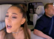 Ariana Grande and James Corden
