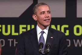 Obama Asks for ‘R-E-S-P-E-C-T’ From Donald Trump in Aretha Franklin Mashup (Video)