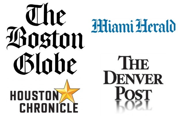 Boston Globe Denver Post Miami Herald Houston Chronicle
