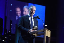 Jon Stewart Finds a New Home for Goats Caught Wandering NYC Subway Tracks (Video)