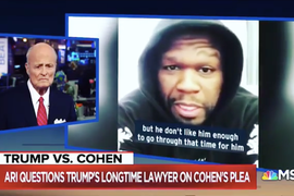 Watch MSNBC Host Turn to 50 Cent for Analysis of Michael Cohen Flipping on Trump (Video)