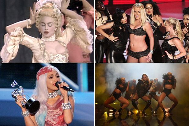 25 Most Iconic Vmas Moments From Madonna S Like A Virgin To Miley What S Good Photos