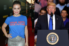 Alyssa Milano Tells Donald Trump to ‘Listen the F— Up’ About Sexual Assault Reporting
