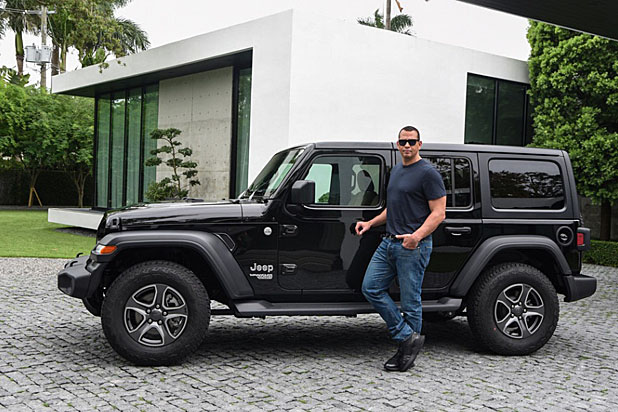 Alex Rodriguez Jeep