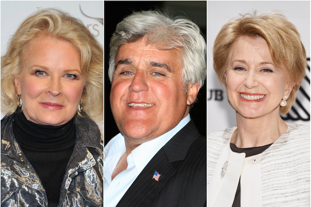 Candice Bergen Jay Leno Jane Pauley Candice Bergen Jay Leno Jane Pauley