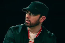 Eminem Is ‘Not Sure’ if He’ll Respond to Machine Gun Kelly Diss Track ‘Rap Devil’ (Video)