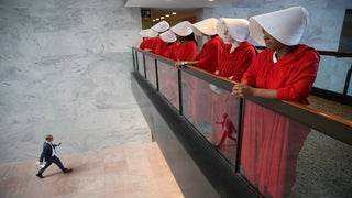 Brett Kavanaugh Supreme Court Hearing Met With ‘Handmaid’s Tale’ Protesters