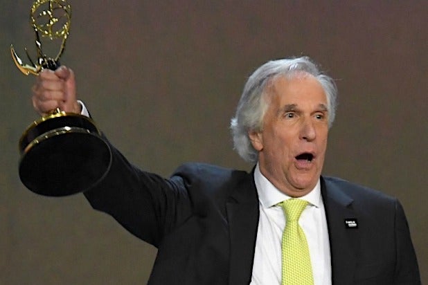 Henry Winkler 70th Emmys 2018 Happy Days Ron Howard