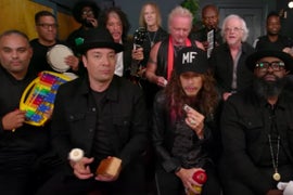Aerosmith and Jimmy Fallon Play ‘Walk This Way’ on Classroom Instruments – and Adidas (Video)