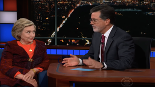 Hillary Clinton Tells Stephen Colbert ‘Our Democracy Is in Crisis’ (Video)