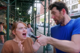 Emma Stone and Billy Eichner Talk to New Yorkers About Instagram in ‘Billy on the Street’ Return (Video)