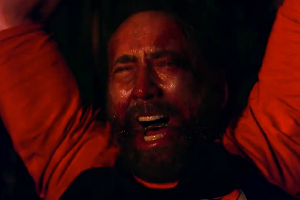 618px x 412px - Mandy' Film Review: Nicolas Cage Takes a Big Bite Out of ...