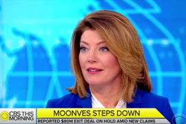 CBS News’ Norah O’Donnell Had ‘Another Sleepless Night’ After Les Moonves’ Ouster (Video)