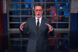 Colbert Drinks on Stage to Forget the Horrible Week, Delivers Dead-On Alex Jones Impression (Video)