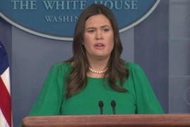 Sarah Sanders Blasts Media for ‘Outrageous’ Response to Bomb Scare (Video)
