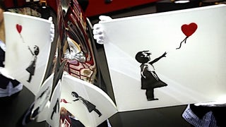 Banksy Posts Video Suggesting Auctioned Painting Should Have Shredded All the Way (Video)